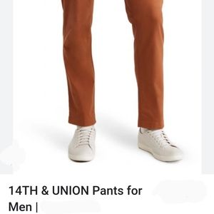 14th & union Flat front dress pants